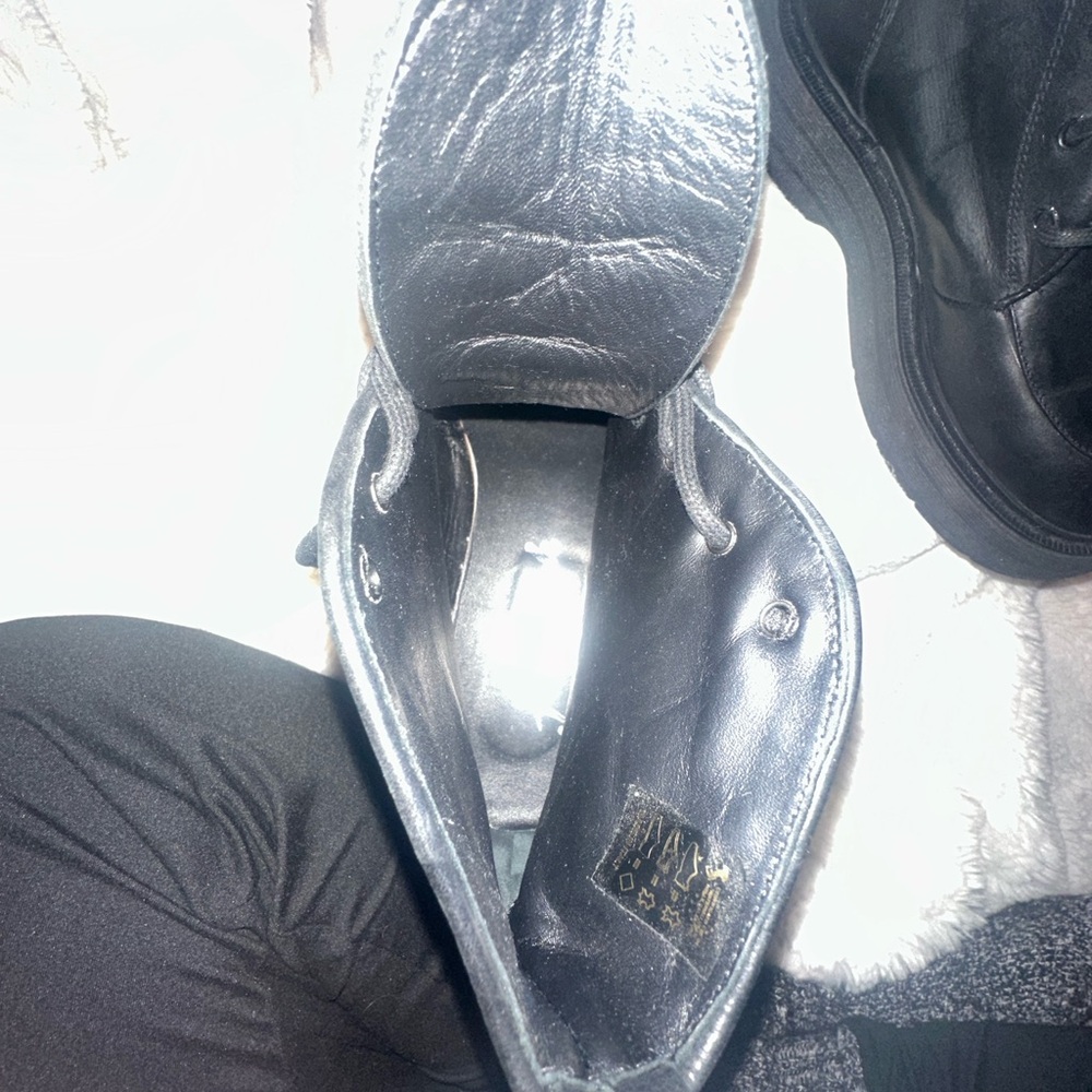 Women’s black leather boots from Free People size 9 - Picture 4 of 10